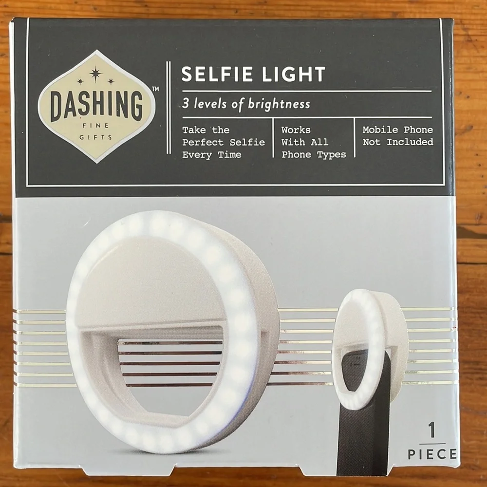 DASHING | SELFIE LIGHT for Phone - 3 Levels of Brightness - 1 Piece